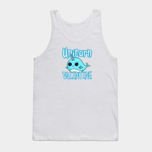 Unicorn valentine Tank Top